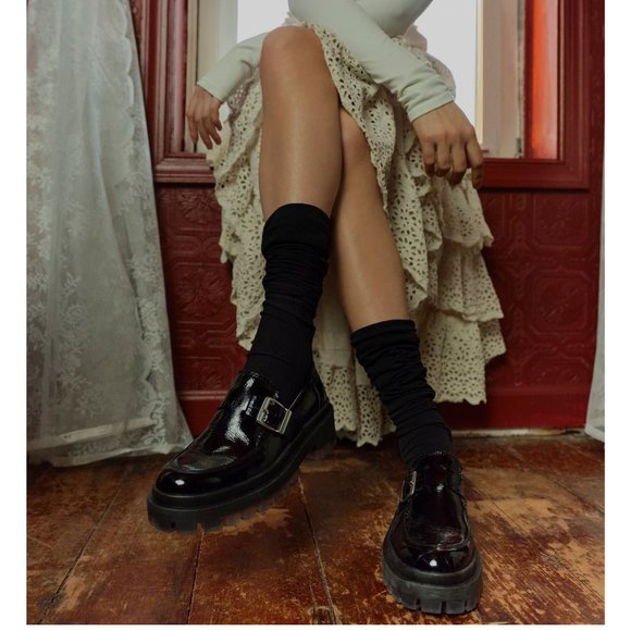 Free People Mackenzie MJ Loafers, Black - Picture 1 of 9
